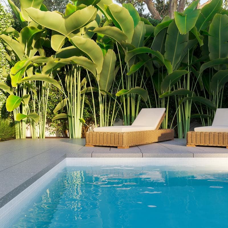 Aquabella Beachfront Crystal Cove 1x2 Porcelain Mosaic 12"x12" Pool Tile - Image 7