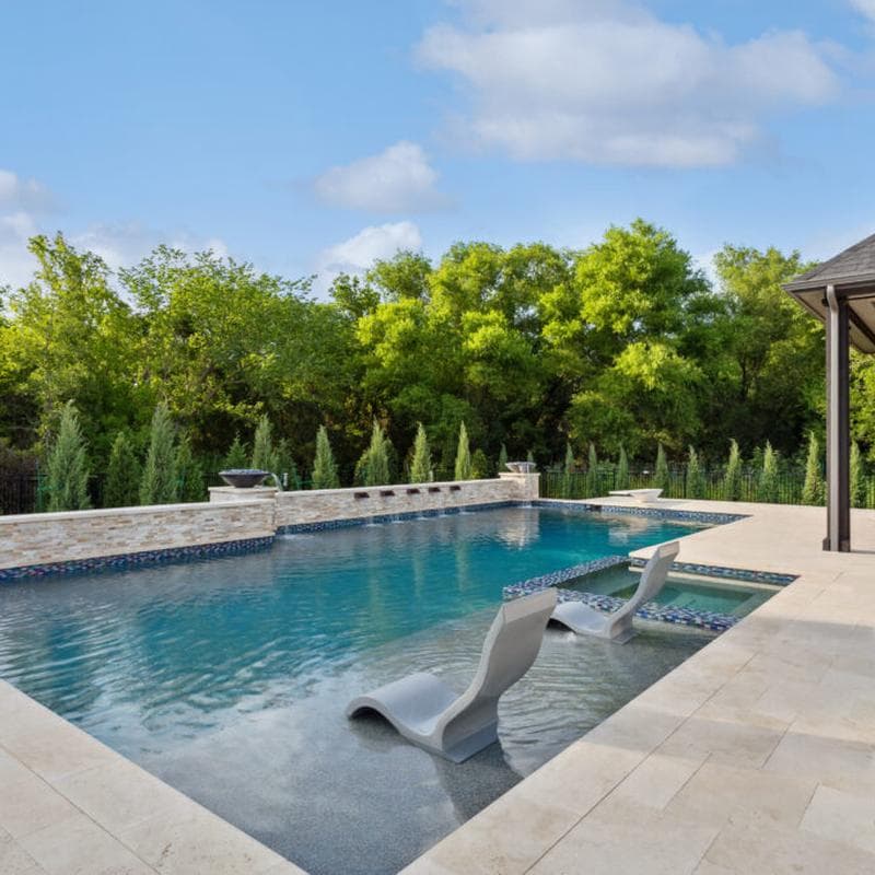 Aquabella Shimmer Bermuda Blend 1x2 Glass Mosaic 12"x12" Pool Tile (SH-1291) - Image 5