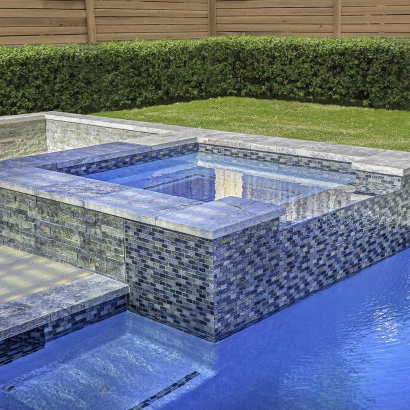 Aquabella Odyssey Naxos 1x2 Glass Mosaic 12"x12" Pool Tile (OD-144) - Image 6