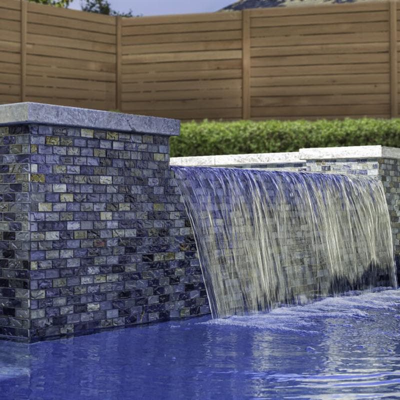 Aquabella Odyssey Naxos 1x2 Glass Mosaic 12"x12" Pool Tile (OD-144) - Image 7