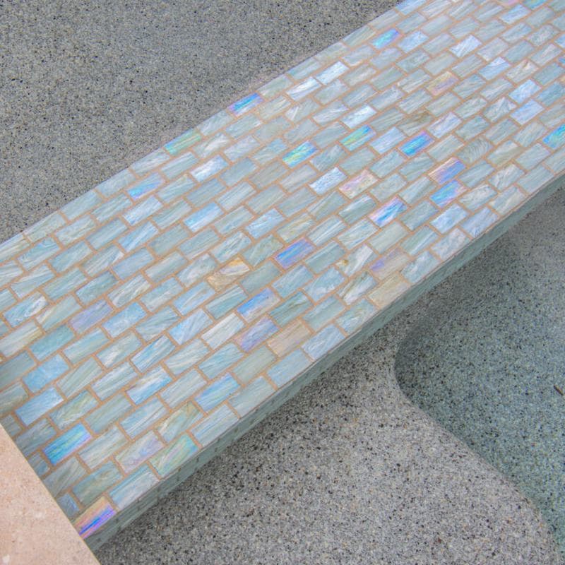 Aquabella North Seas Caspian 1x2 Glass Mosaic 12"x12" Pool Tile (NS-1213) - Image 19