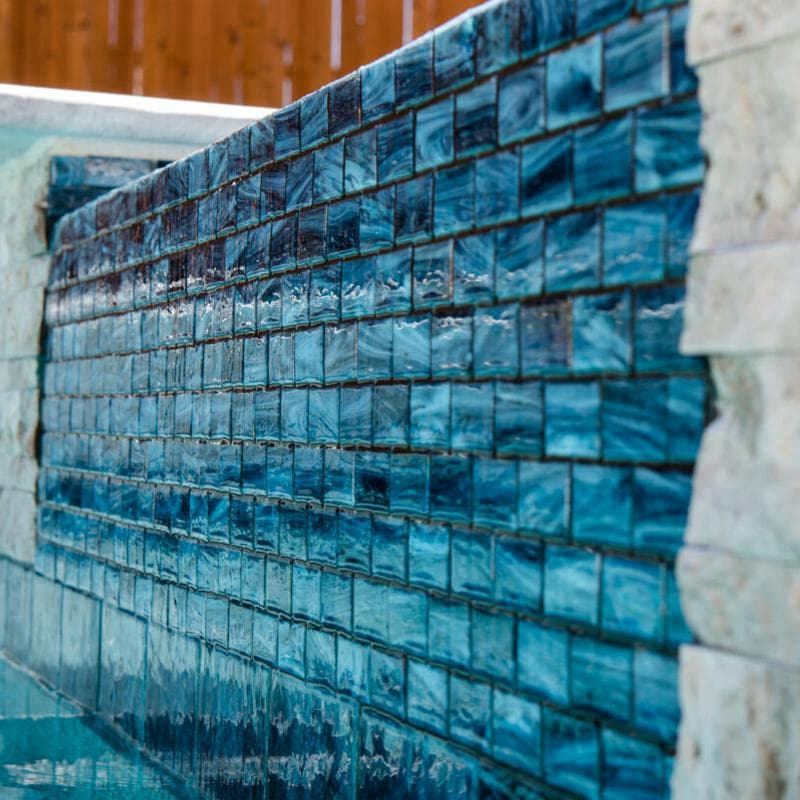 Aquabella North Seas Norwegian 1x2 Glass Mosaic 12"x12" Pool Tile (NS-1214) - Image 6