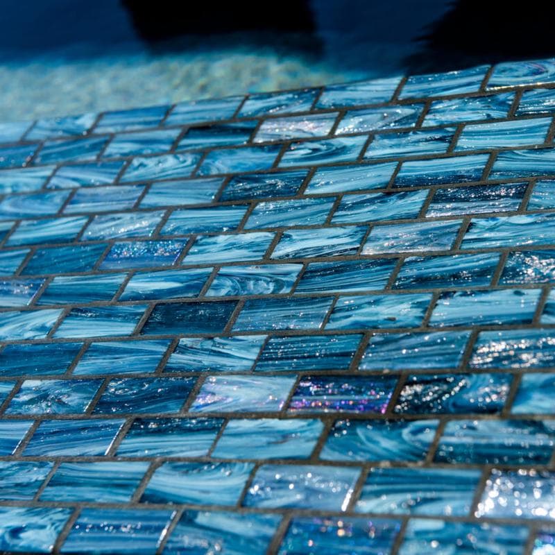 Aquabella North Seas Norwegian 1x2 Glass Mosaic 12"x12" Pool Tile (NS-1214) - Image 11