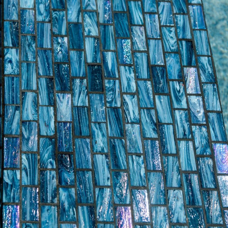 Aquabella North Seas Norwegian 1x2 Glass Mosaic 12"x12" Pool Tile (NS-1214) - Image 9