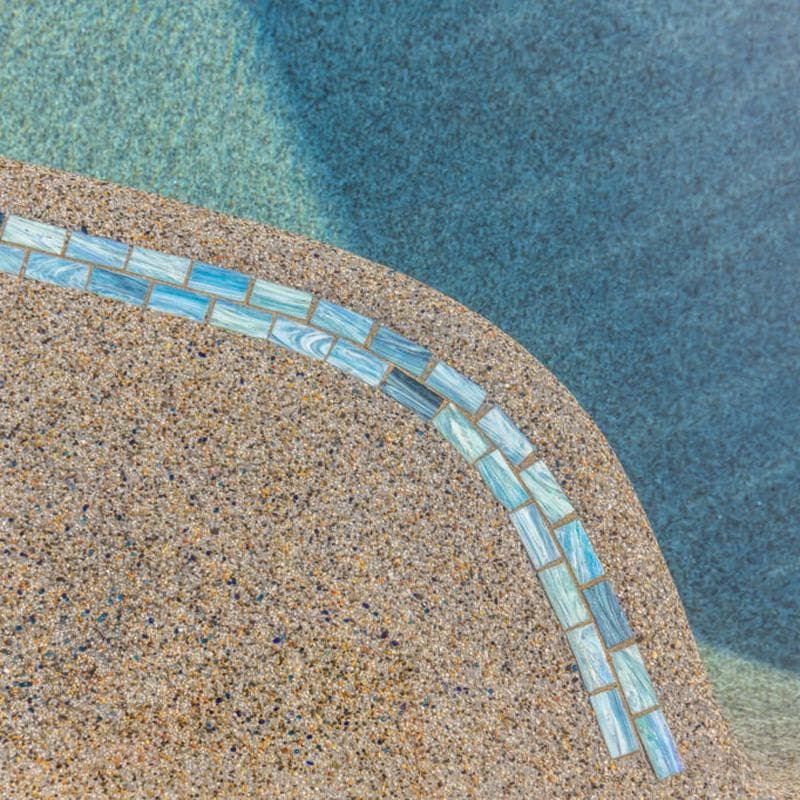 Aquabella North Seas Irish 1x2 Glass Mosaic 12"x12" Pool Tile (NS-1215) - Image 7