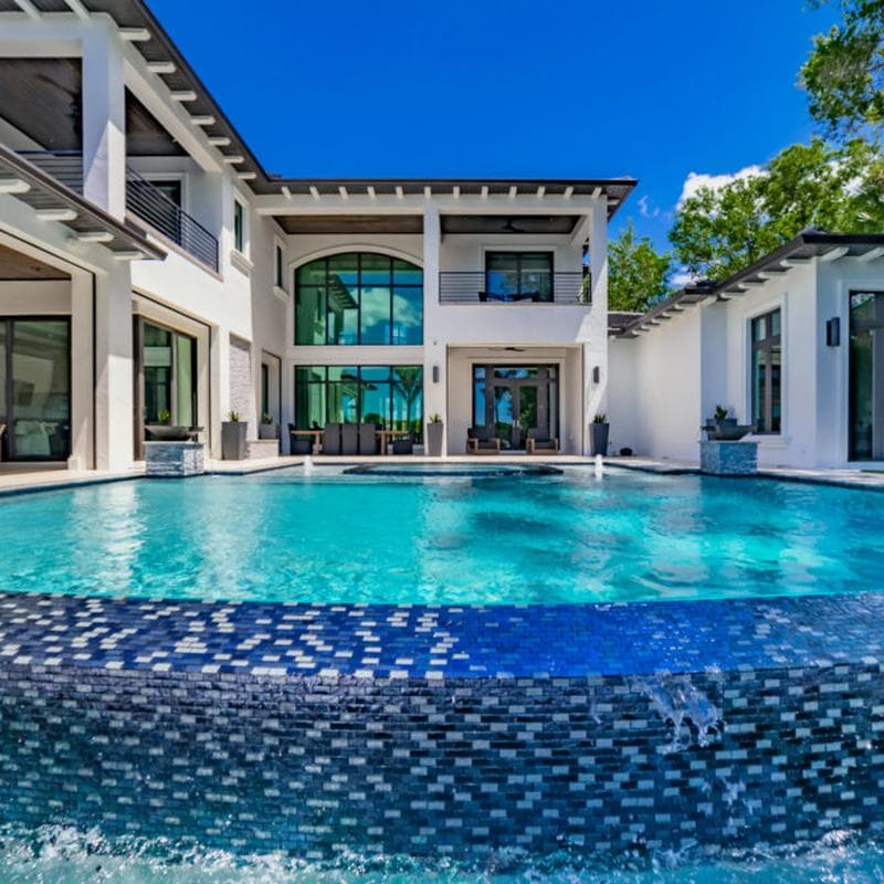 Aquabella Night Life Soul 1x2 Glass Mosaic 12"x12" Pool Tile (NL-1234) - Image 9