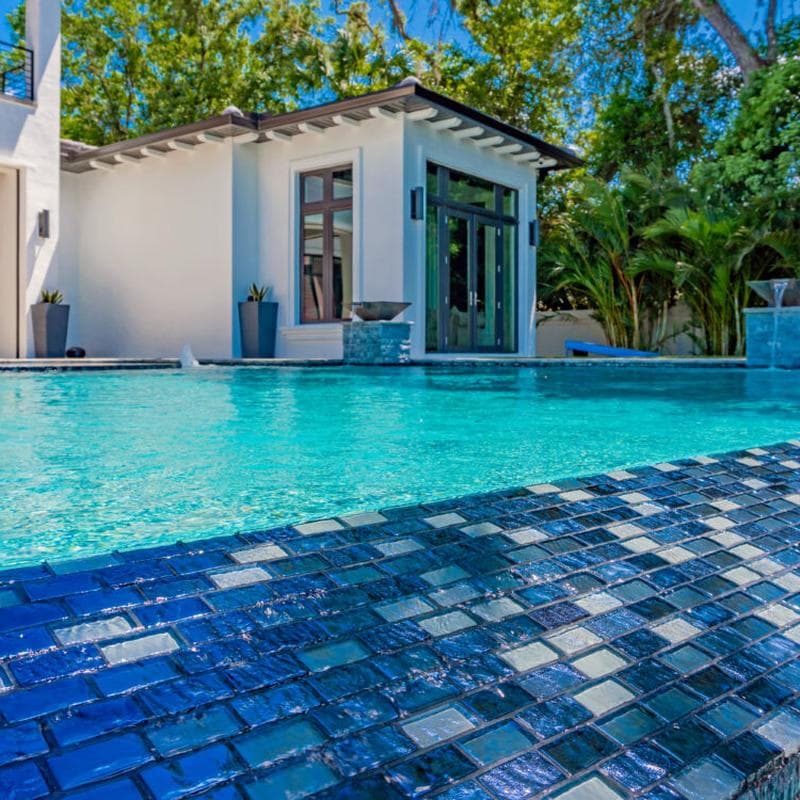 Aquabella Night Life Soul 1x2 Glass Mosaic 12"x12" Pool Tile (NL-1234) - Image 7