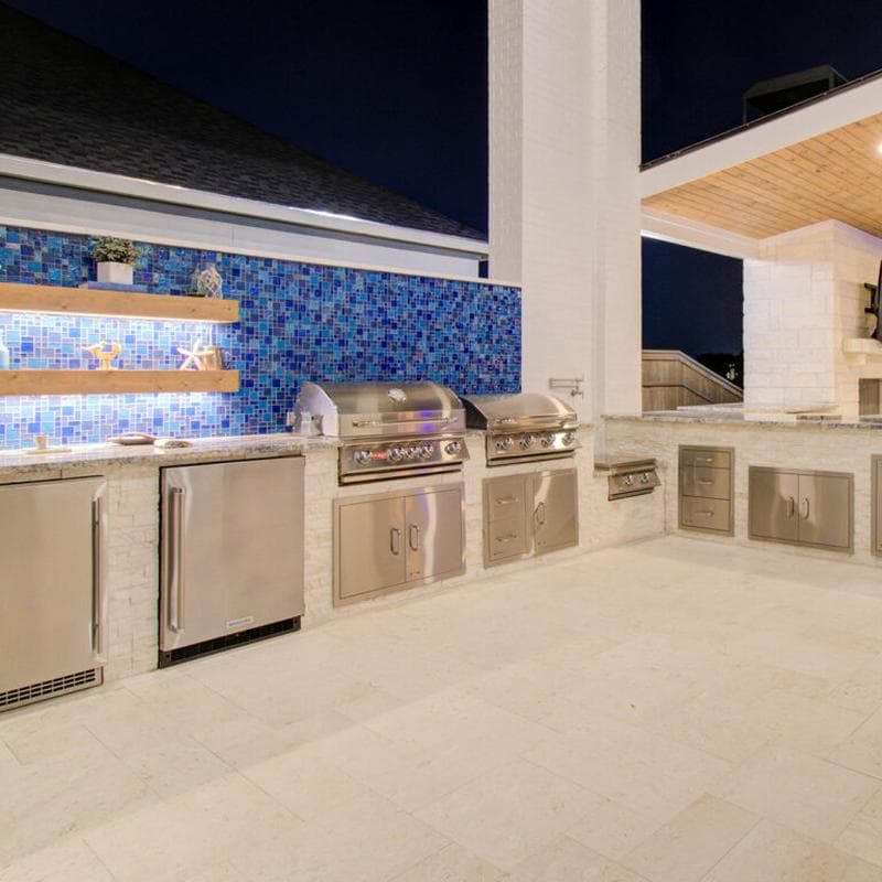 Aquabella Night Life Ballad Block Random Glass Mosaic 12"x12" Pool Tile (NL-831) - Image 10