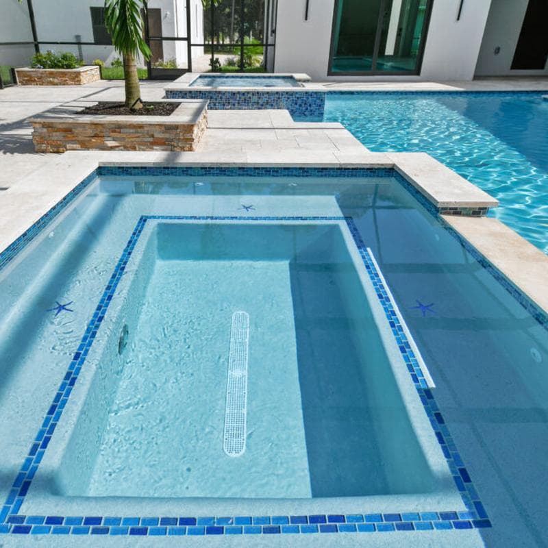 Aquabella Night Life Ballad Block Random Glass Mosaic 12"x12" Pool Tile (NL-831) - Image 8
