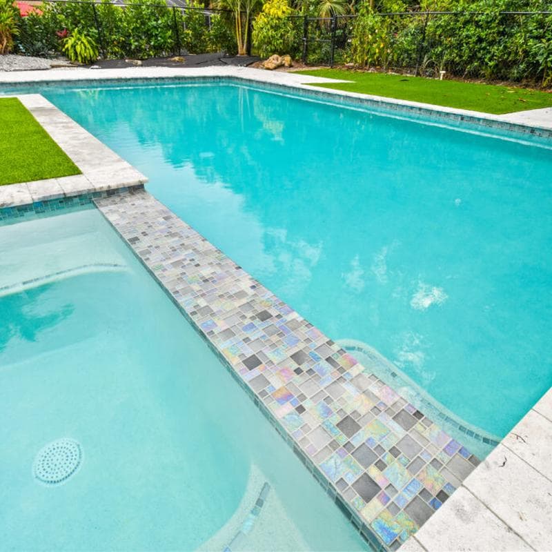 Aquabella Night Life Melody Block Random Glass Mosaic 12"x12" Pool Tile (NL-838) - Image 6