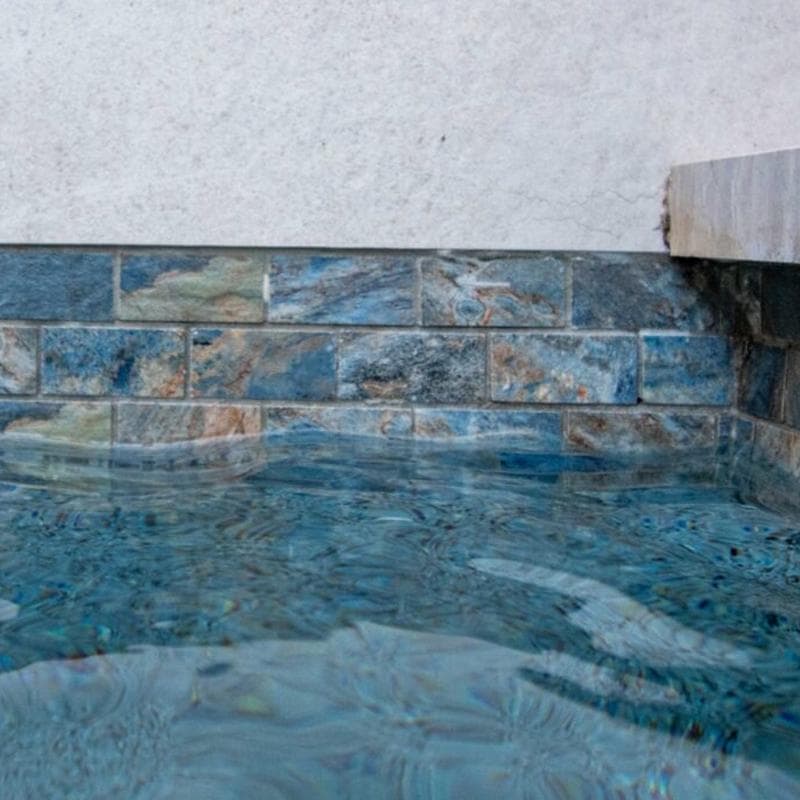 Aquabella Nevada Vegas 1x2 Porcelain Mosaic 12"x12" Pool Tile - Image 17