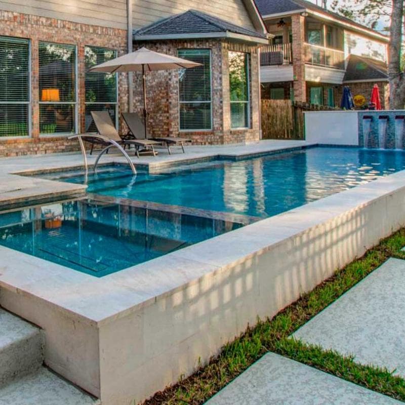Aquabella Nevada Vegas 1x2 Porcelain Mosaic 12"x12" Pool Tile - Image 16