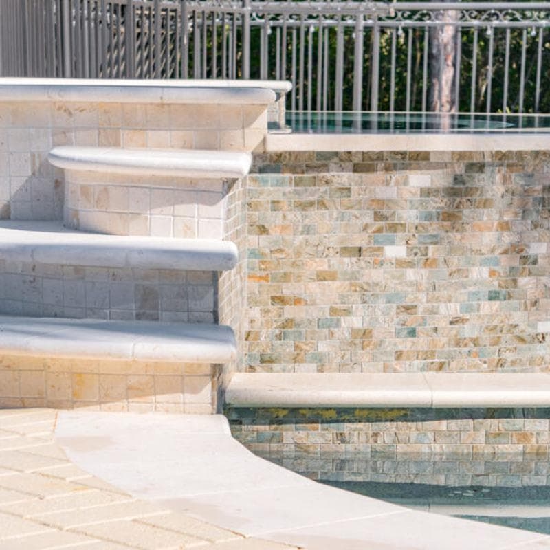 Aquabella Nevada Reno 1x2 Porcelain Mosaic 12"x12" Pool Tile - Image 24