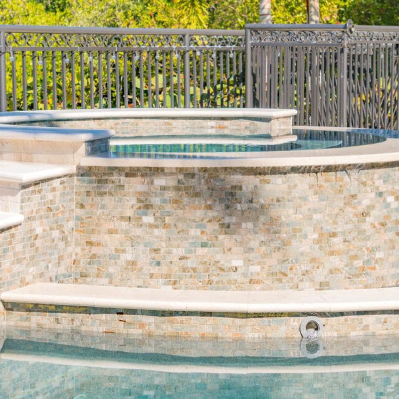Aquabella Nevada Reno 1x2 Porcelain Mosaic 12"x12" Pool Tile - Image 23
