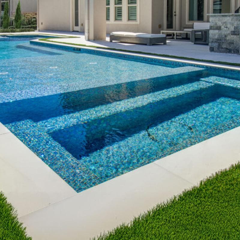 Aquabella Constellations Leo 1x1 Glass Mosaic 12"x12" Pool Tile - Image 22
