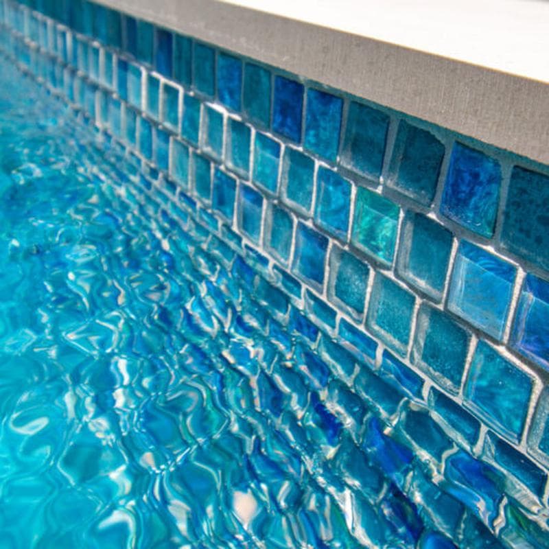 Aquabella Constellations Leo 1x1 Glass Mosaic 12"x12" Pool Tile - Image 21