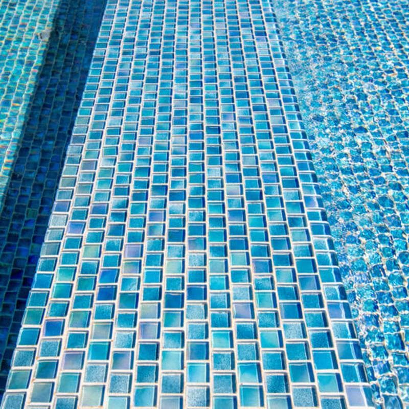 Aquabella Constellations Leo 1x1 Glass Mosaic 12"x12" Pool Tile - Image 19