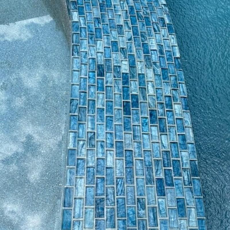 Aquabella Fjord Silent 1x2 Glass Mosaic 12"x12" Pool Tile (FJ-1298) - Image 25