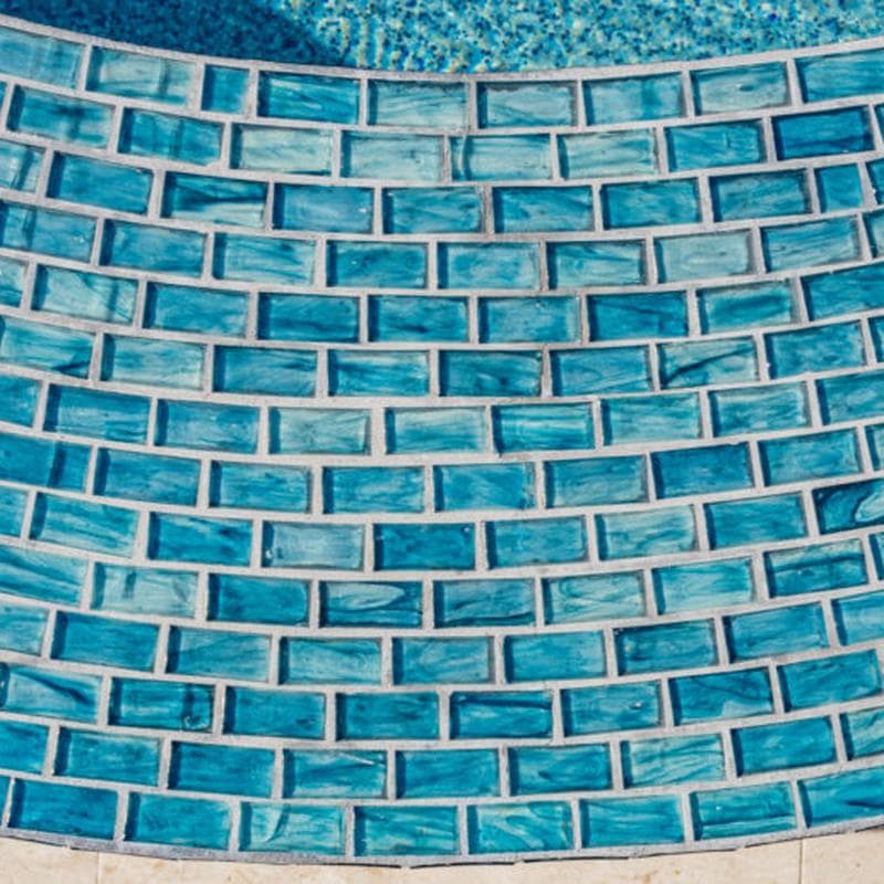 Aquabella Fjord Silent 1x2 Glass Mosaic 12"x12" Pool Tile (FJ-1298) - Image 14