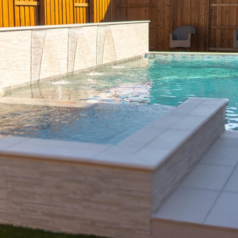 Aquabella Lunar Gibbous 2x4 Glass Mosaic 12"x12" Pool Tile - Image 6