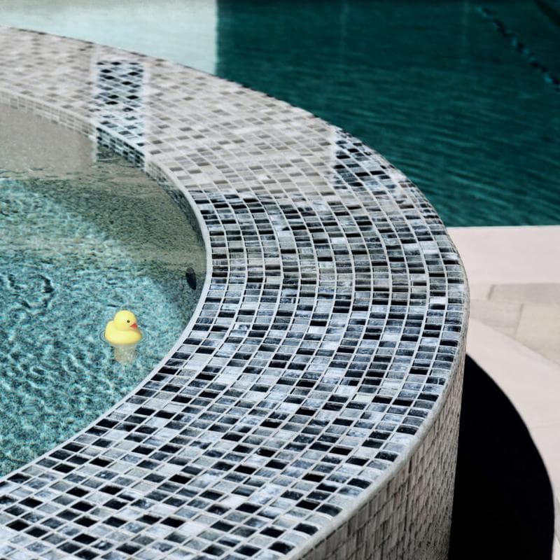 Aquabella London Ashford 1x1 Glass Mosaic 12"x12" Pool Tile (LS-1172) - Image 20