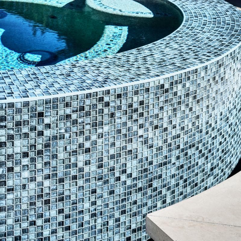 Aquabella London Ashford 1x1 Glass Mosaic 12"x12" Pool Tile (LS-1172) - Image 18