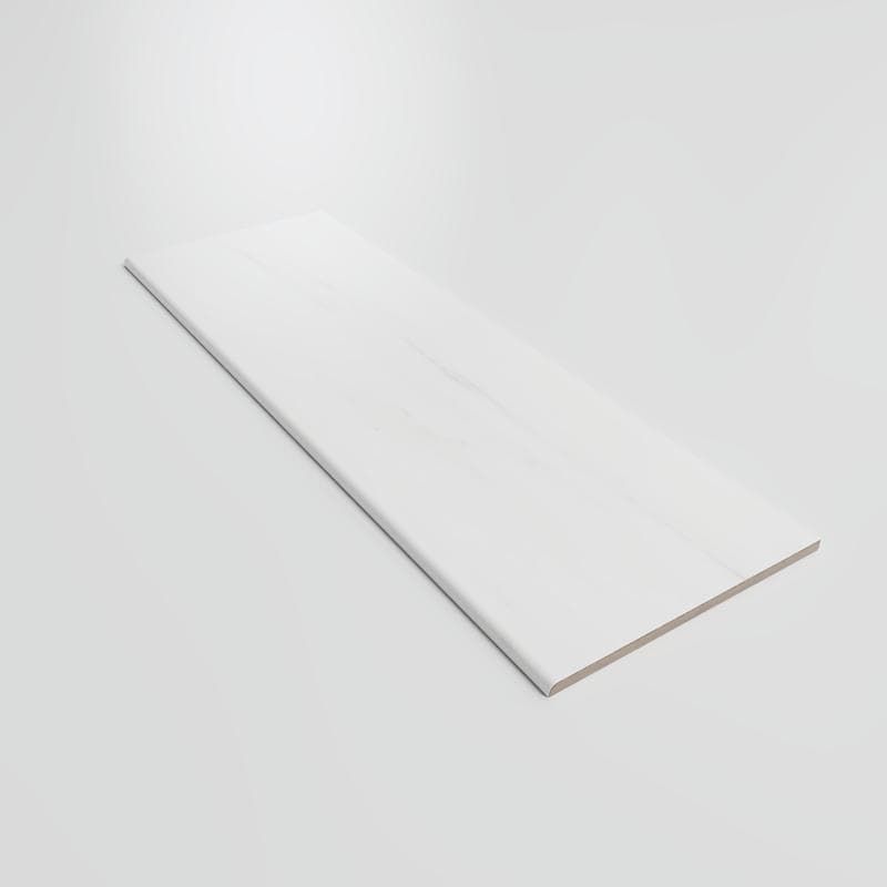 Lassa White MG 3x12 Irregular Bullnose - Image 2