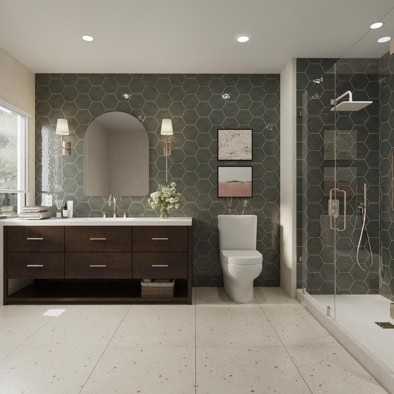 Maiolica Hexagon 7x8 Taupe - Image 2