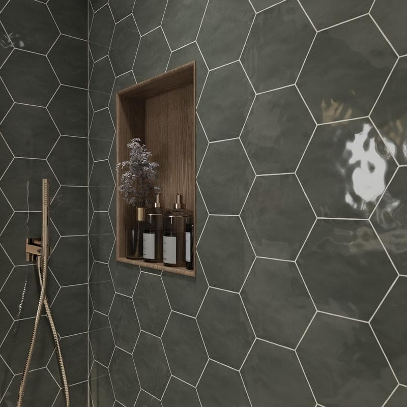 Maiolica Hexagon 7x8 Taupe - Image 9