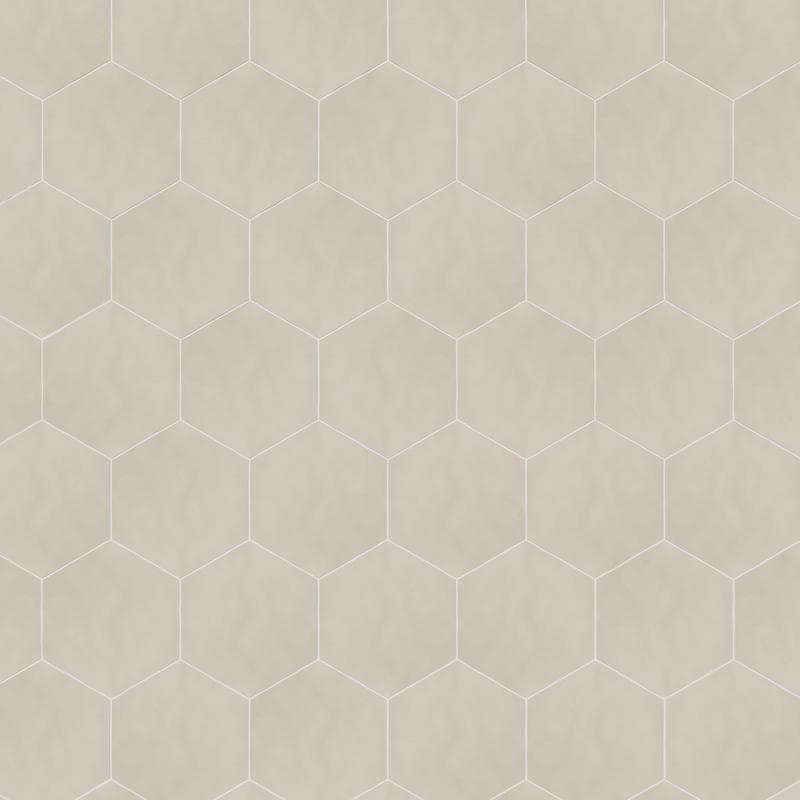Maiolica Hexagon 7x8 Biscuit - Image 1
