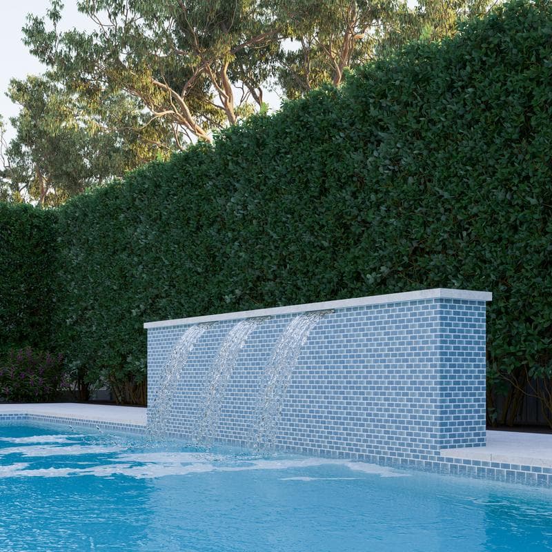 Aquabella Beachfront Balboa 1x2 Porcelain Mosaic 12"x12" Pool Tile - Image 9