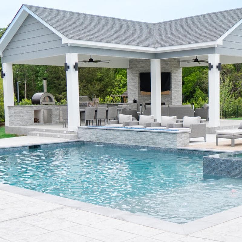 Aquabella Manhattan Union Square 1x2 Glass Mosaic 12"x12" Pool Tile - Image 2